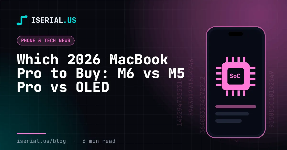 أي MacBook Pro تشتري في 2026: M6 أم M5 Pro أم OLED