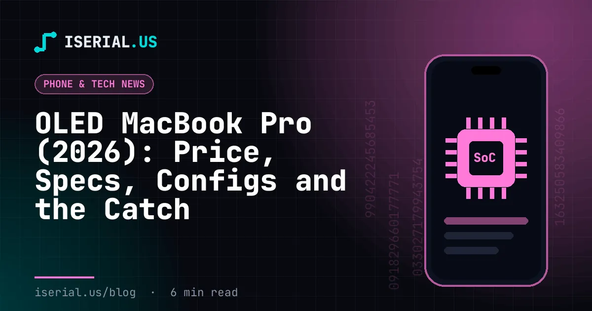 MacBook Pro OLED لعام 2026: السعر والمواصفات والمفاجأة