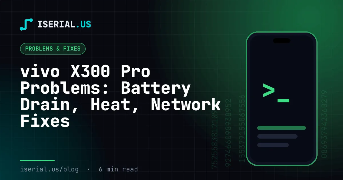 Problemas vivo X300 Pro: batería, calor y fallas de red
